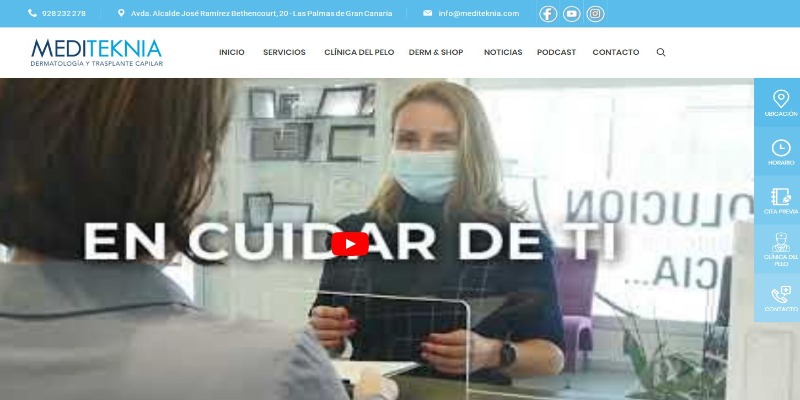 Mejores Clínicas Capilares en Las Palmas de Gran Canaria 4 mediteknia