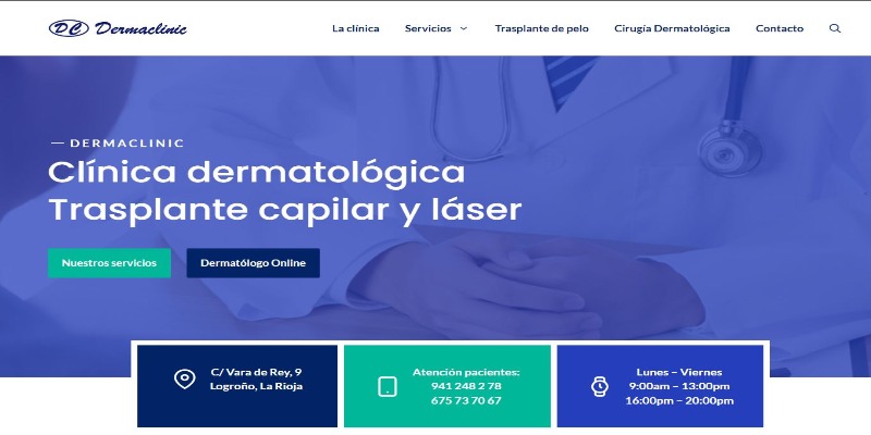 Mejores Clínicas de Injerto Capilar en La Rioja 2 dermaclinic-logroño